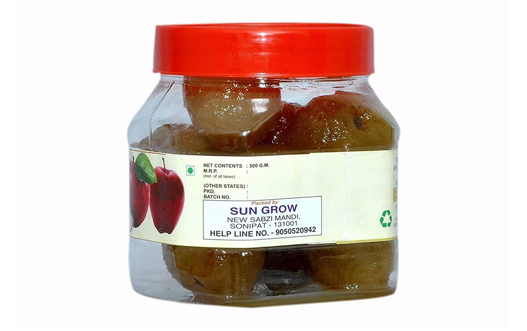 Sun Grow Apple Murabba    Plastic Jar  500 grams